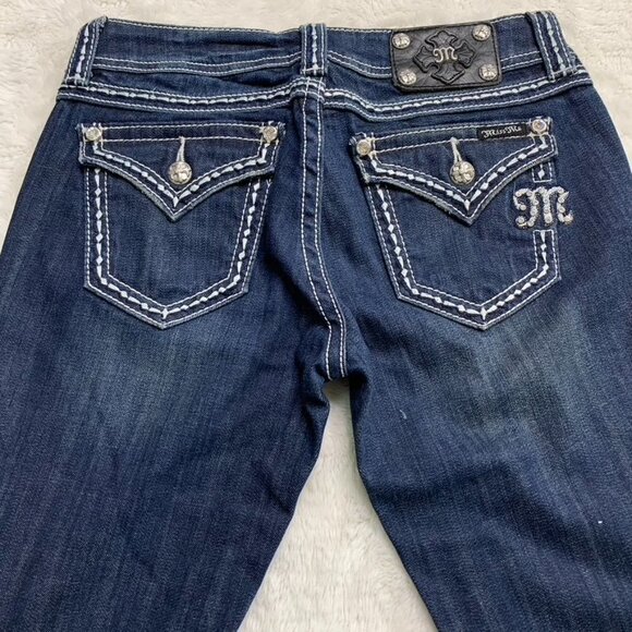 Miss Me Women's Easy Straight Jeans Size 26 x 26.5" - Picture 6 of 15